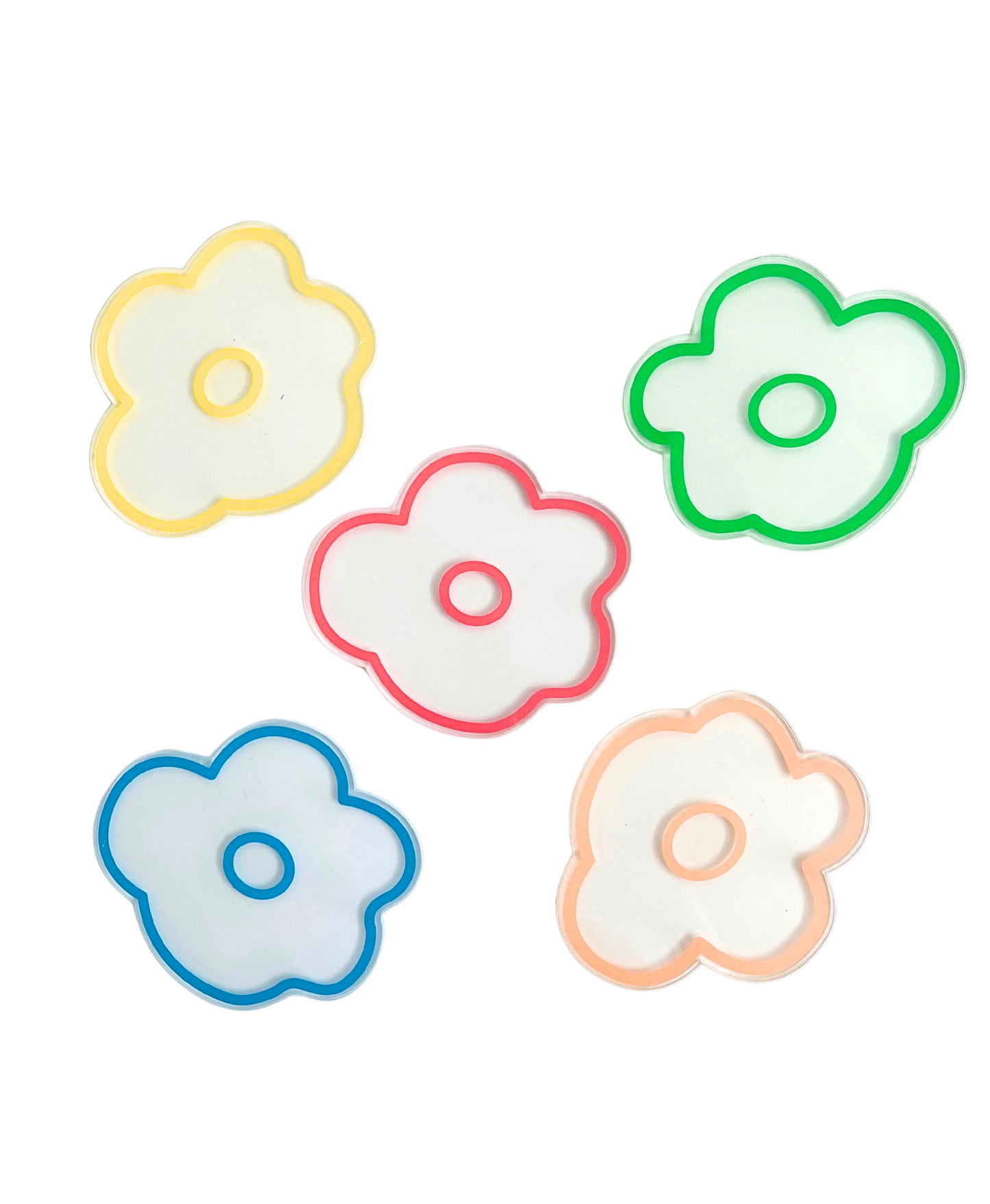 Flower Coasters