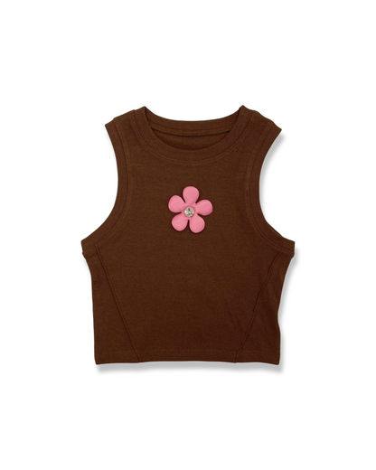 Petals Cropped Tank