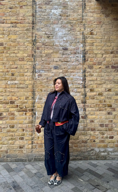 Denim Flower Power Set