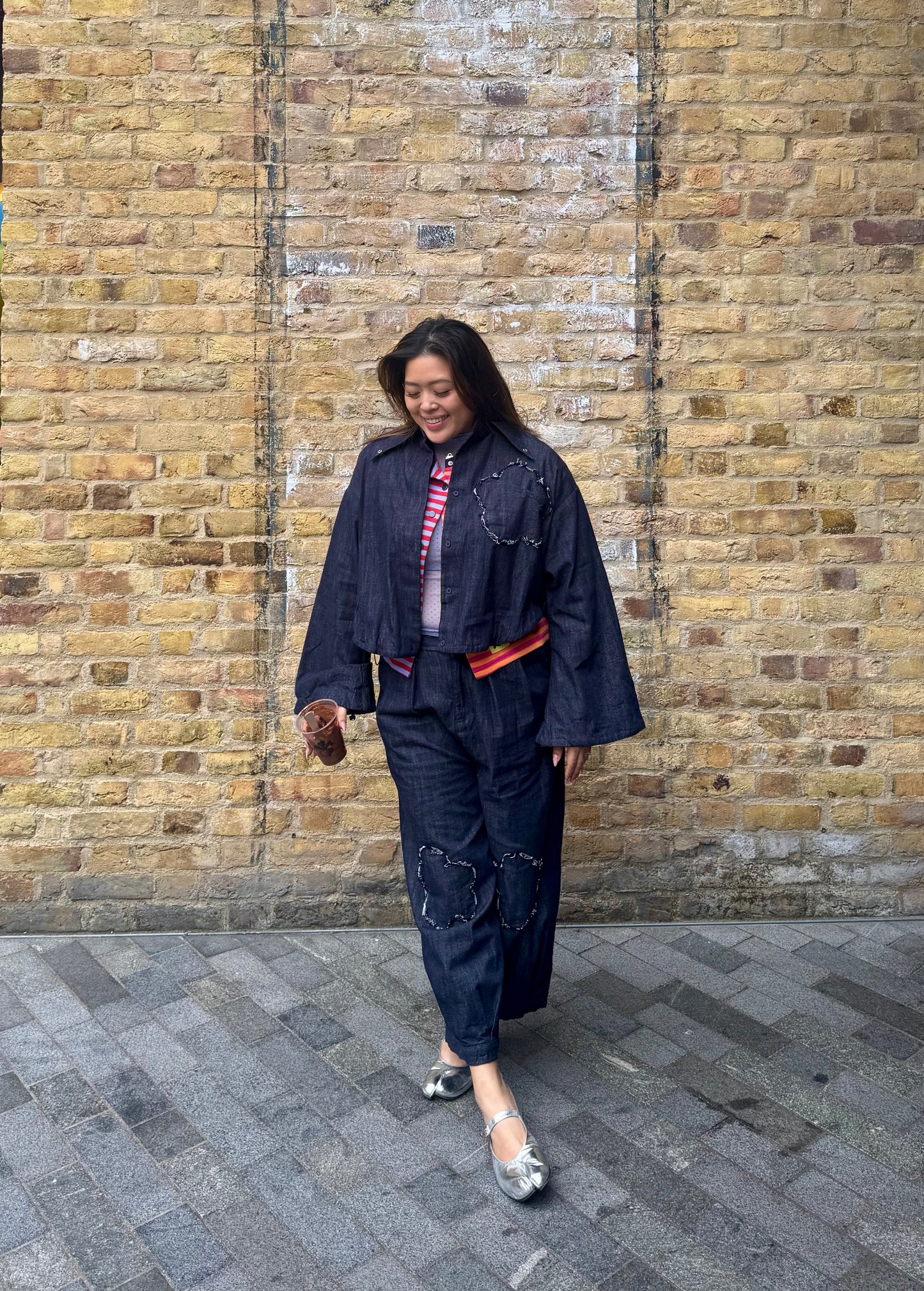 Denim Flower Power Set