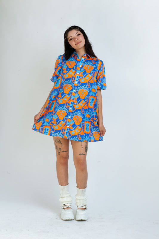 Mini Shirt Dress